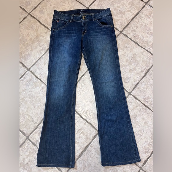 Hudson Jeans Denim - Hudson Signature jeans Boot cut triangle flap pockets Blue Womens Size 31